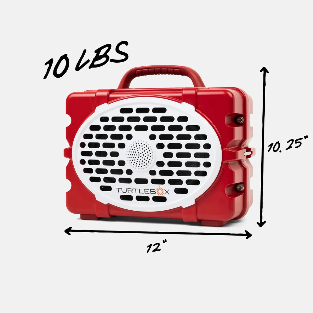 LIMITED EDITION Turtlebox Gen3 Gameday Red/White