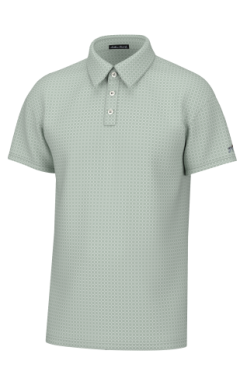 Southern Point Co - Heritage Printed Polo - Kirkos green