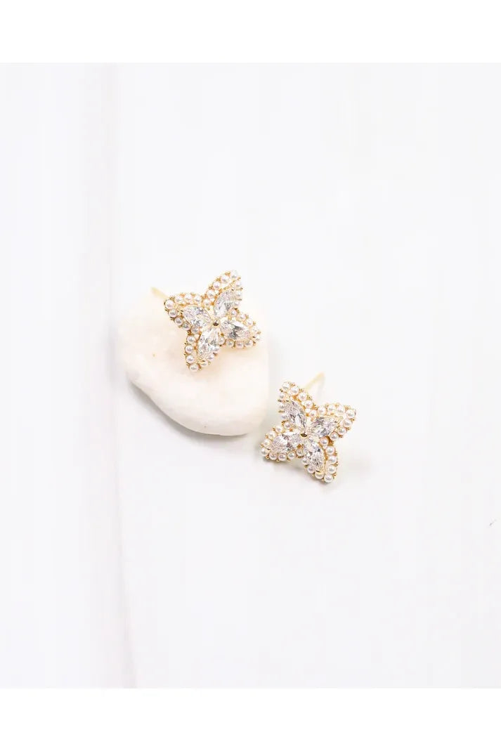 Westminster Crystal Stud Gold