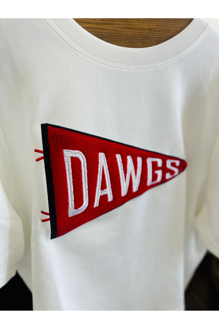 Dawgs Chenille Pennant - UGA Licensed Tee