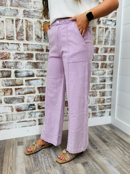 Braided Lilac Jean