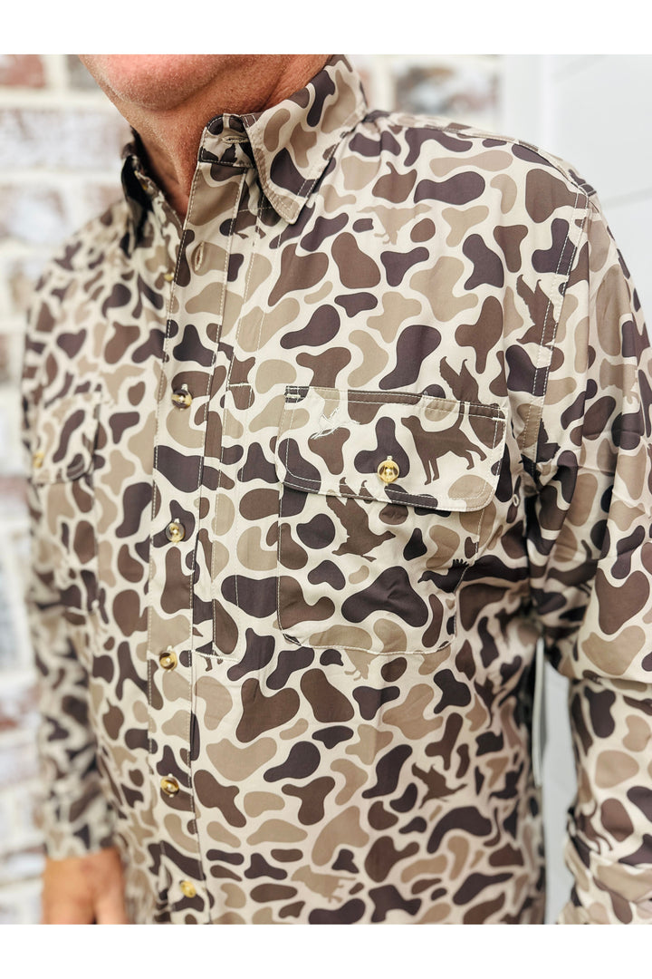 Combat Waterfowl | Preseason Shirt | 3-Season Performance In Mosul Camo