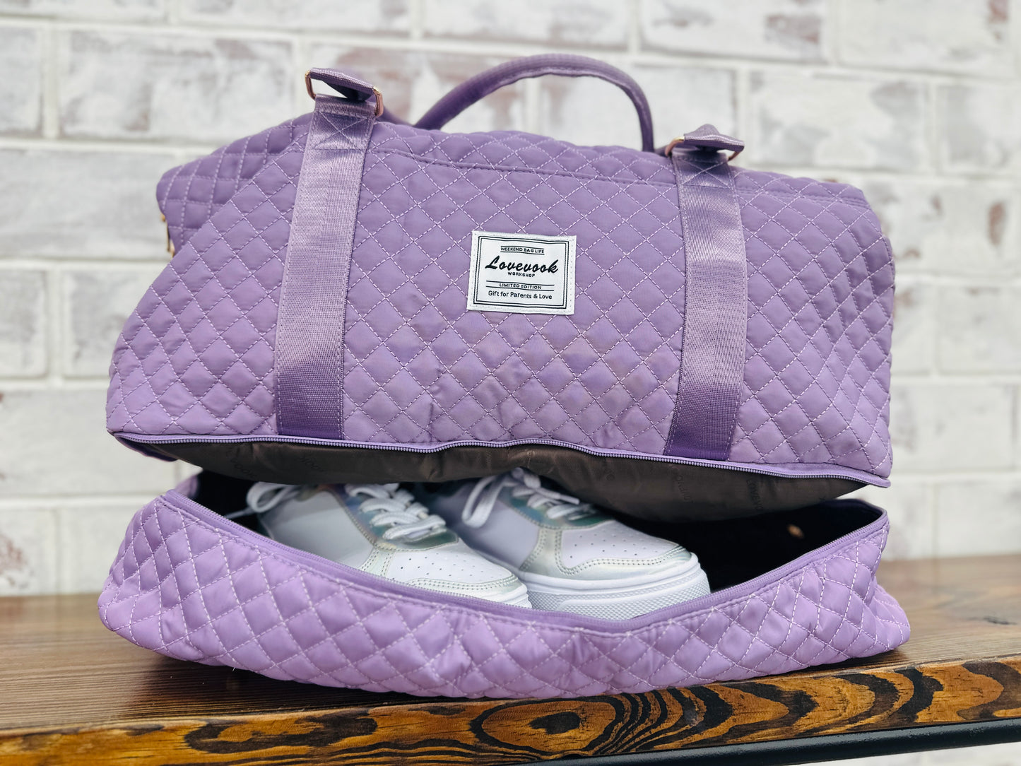 2 pc Duffle with Shoe Compartment~ Viral TikTok Bag