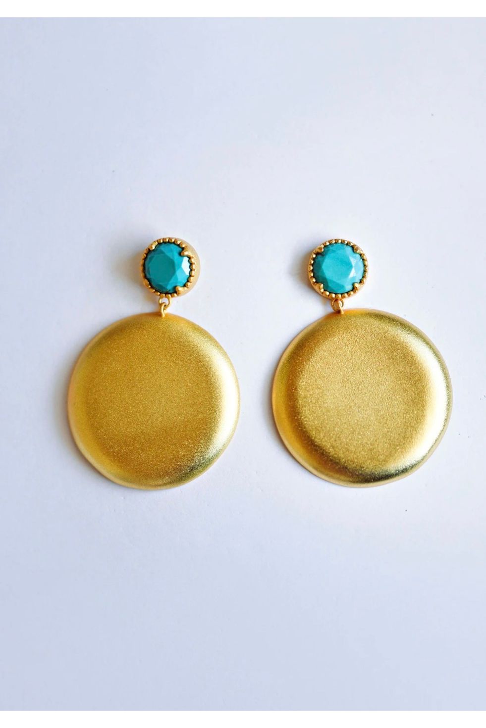 Tatum James | Clara Earrings - Turquoise