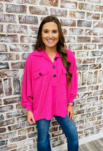 Fuchsia Forever Top