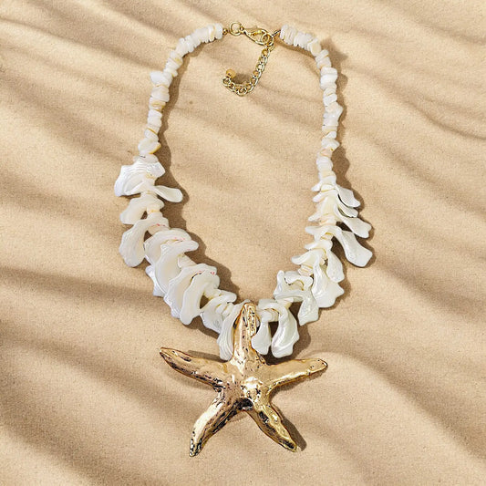 Starfish Seashell Necklace