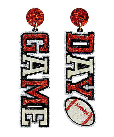 Gameday Glitter Earring