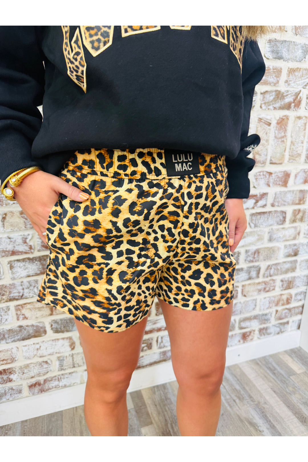 Lulu Mac Adult Leopard Boxer Short
