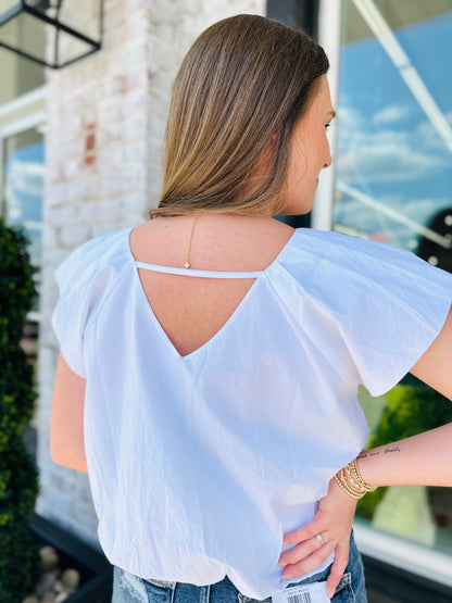 Ready In White Top