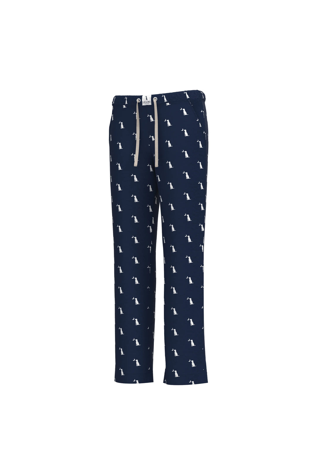 Local Boy| Youth Navy Dog & Moon Pajama Pant