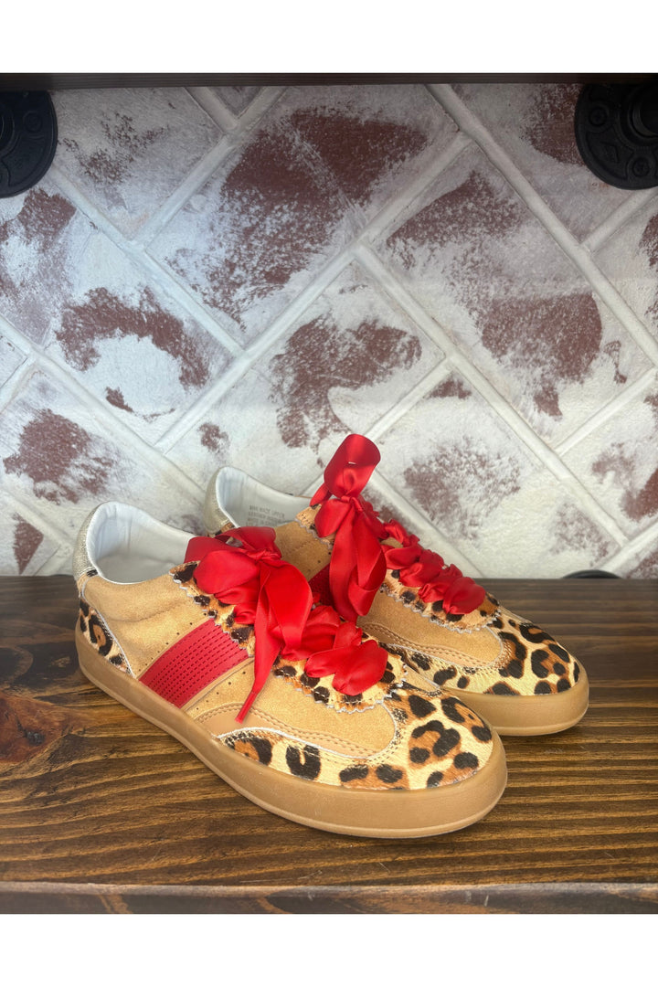 Dixie Leopard Red Sneaker