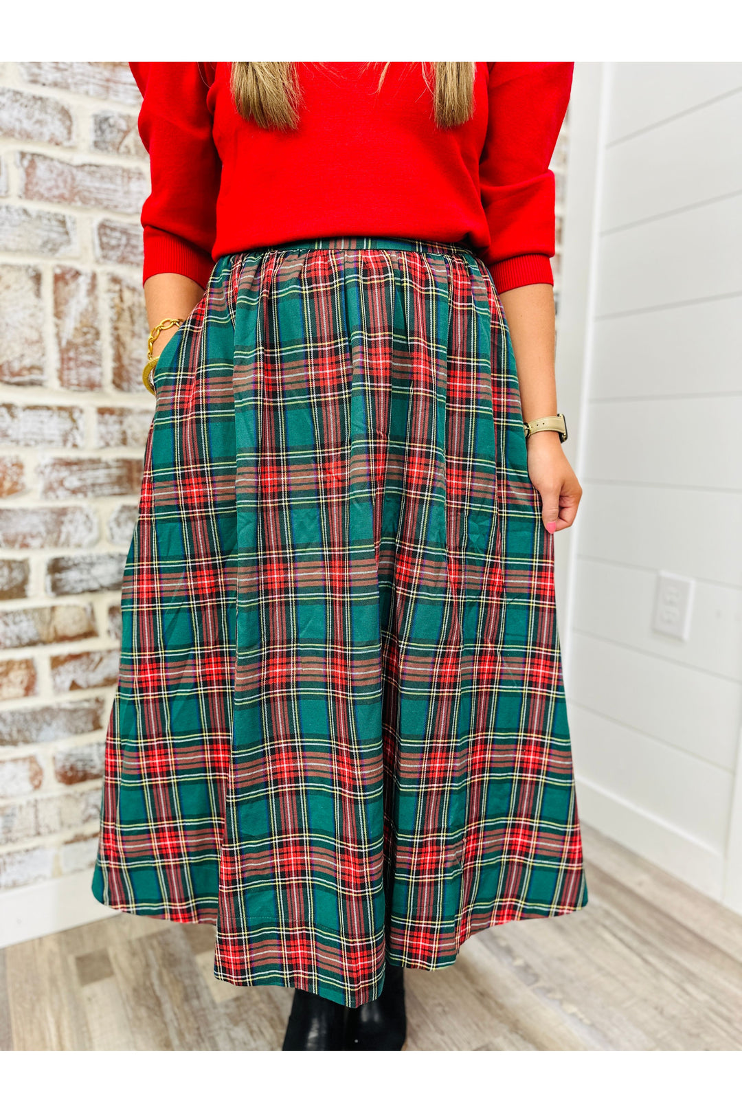 Christmas Card Ready Skirt
