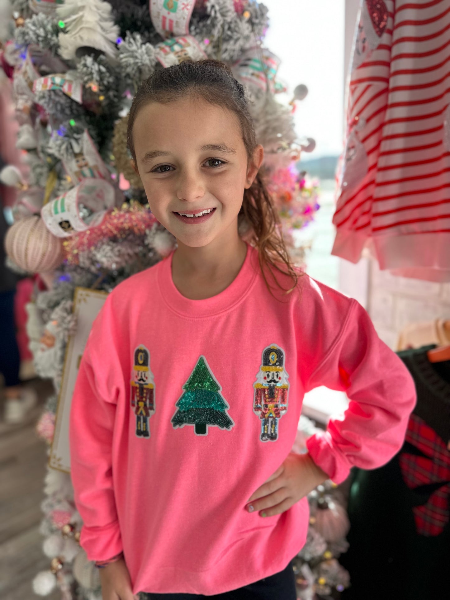 Youth Sequin Nutcracker Sweatshirt