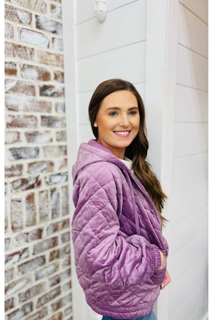 Quilted Lavender Jacket