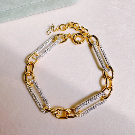 Chic and Glam Chain Bracelet