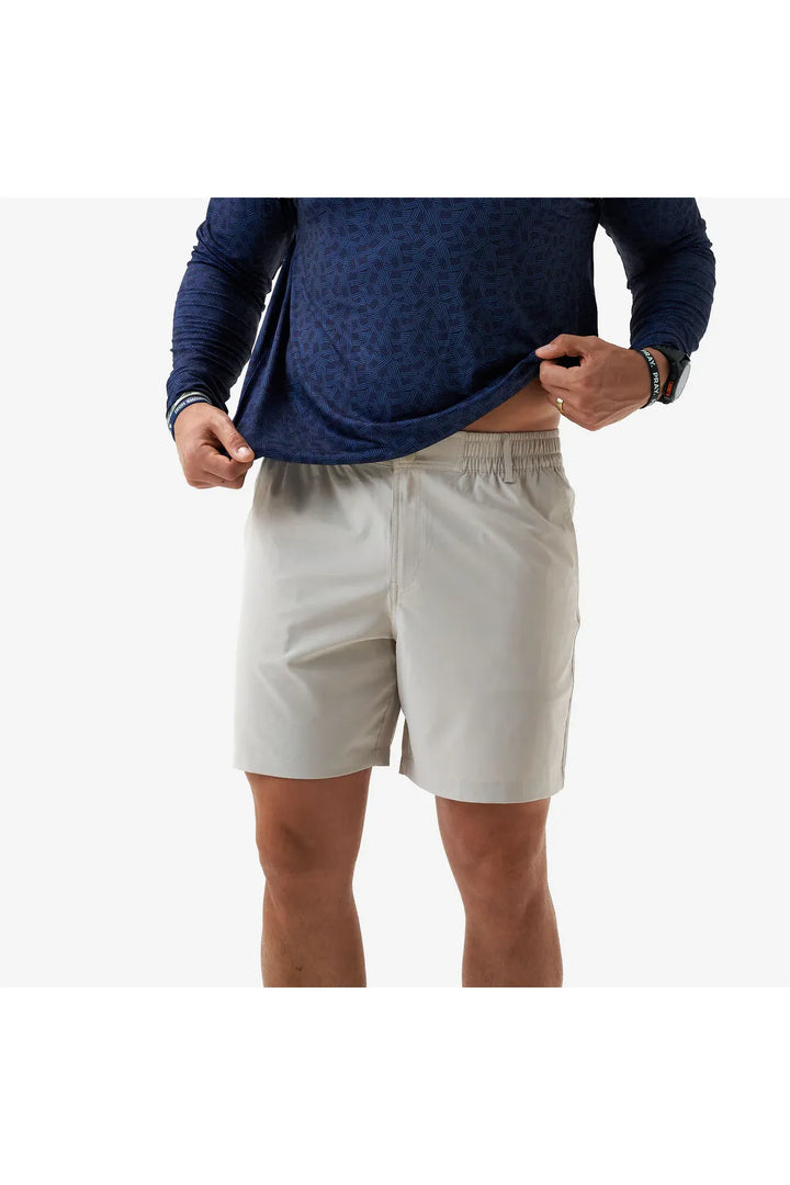 Burlebo Everyday Short - Light Khaki - Old Glory Pocket