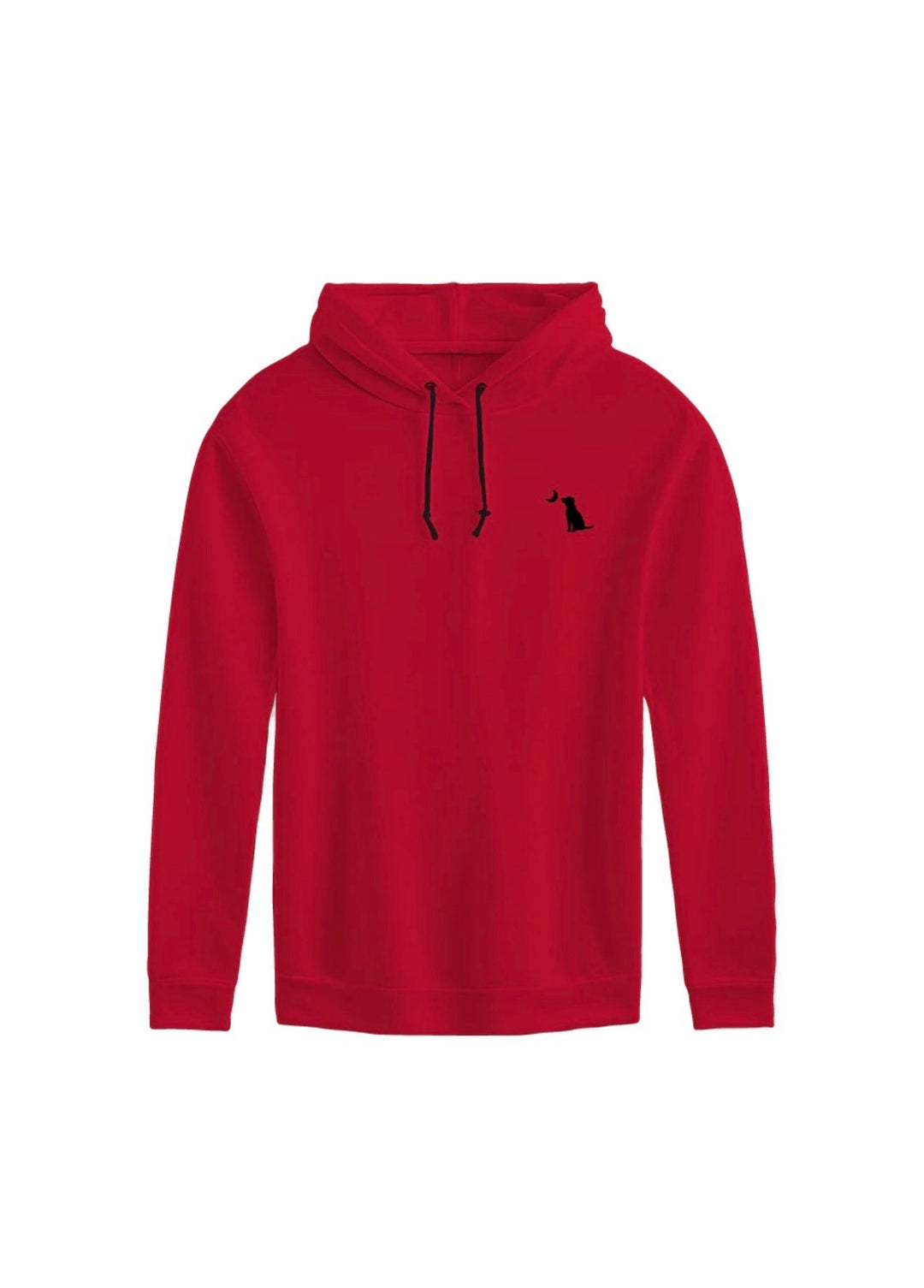Local Boy| Hemlock Hoodie~ Red & Blaxk