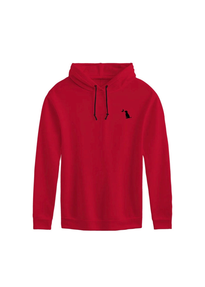 Local Boy| Hemlock Hoodie~ Red & Blaxk