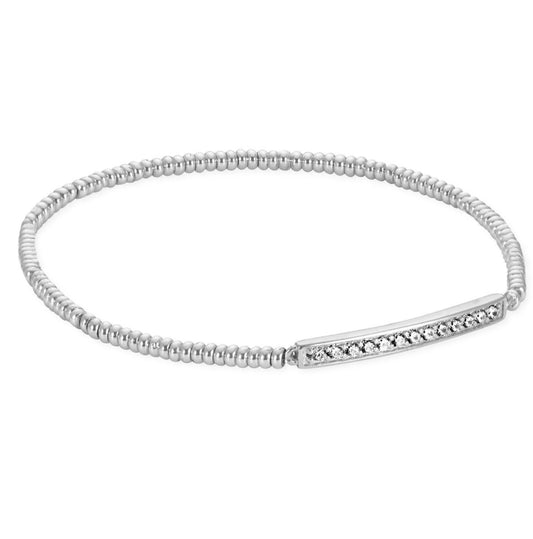 Kendra Scott| ADDISON STRETCH BRACELET RHODIUM METAL