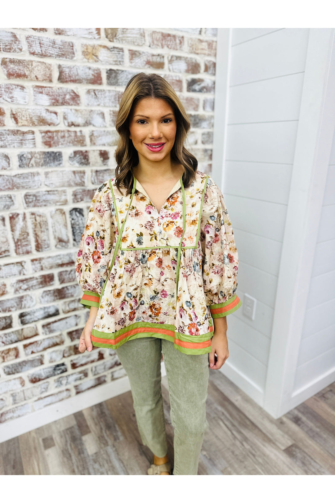 Vintage Flowers Top