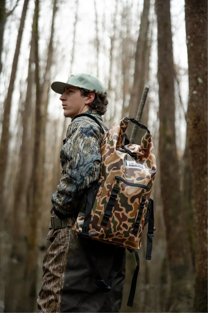 Local Boy Dry Bag-Old School Camo