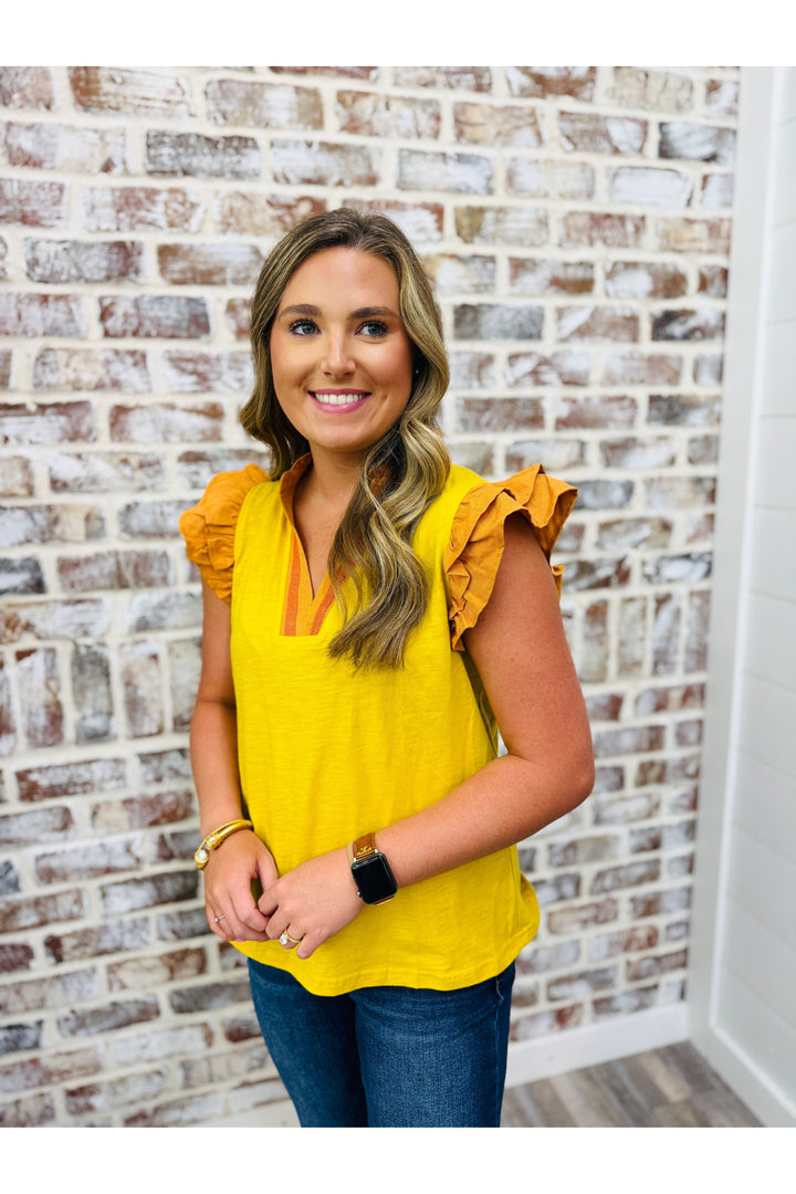 Mustard Moments Top