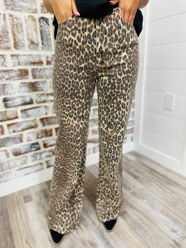 Daze Cool Cat High Rise Wide Leg