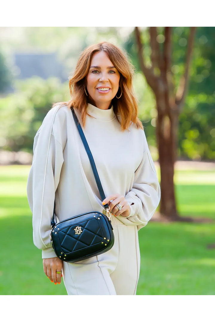 Sloane Studded Crossbody Black LD