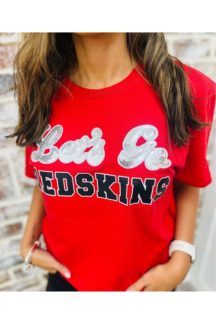 Let’s go Redskins Red Tee