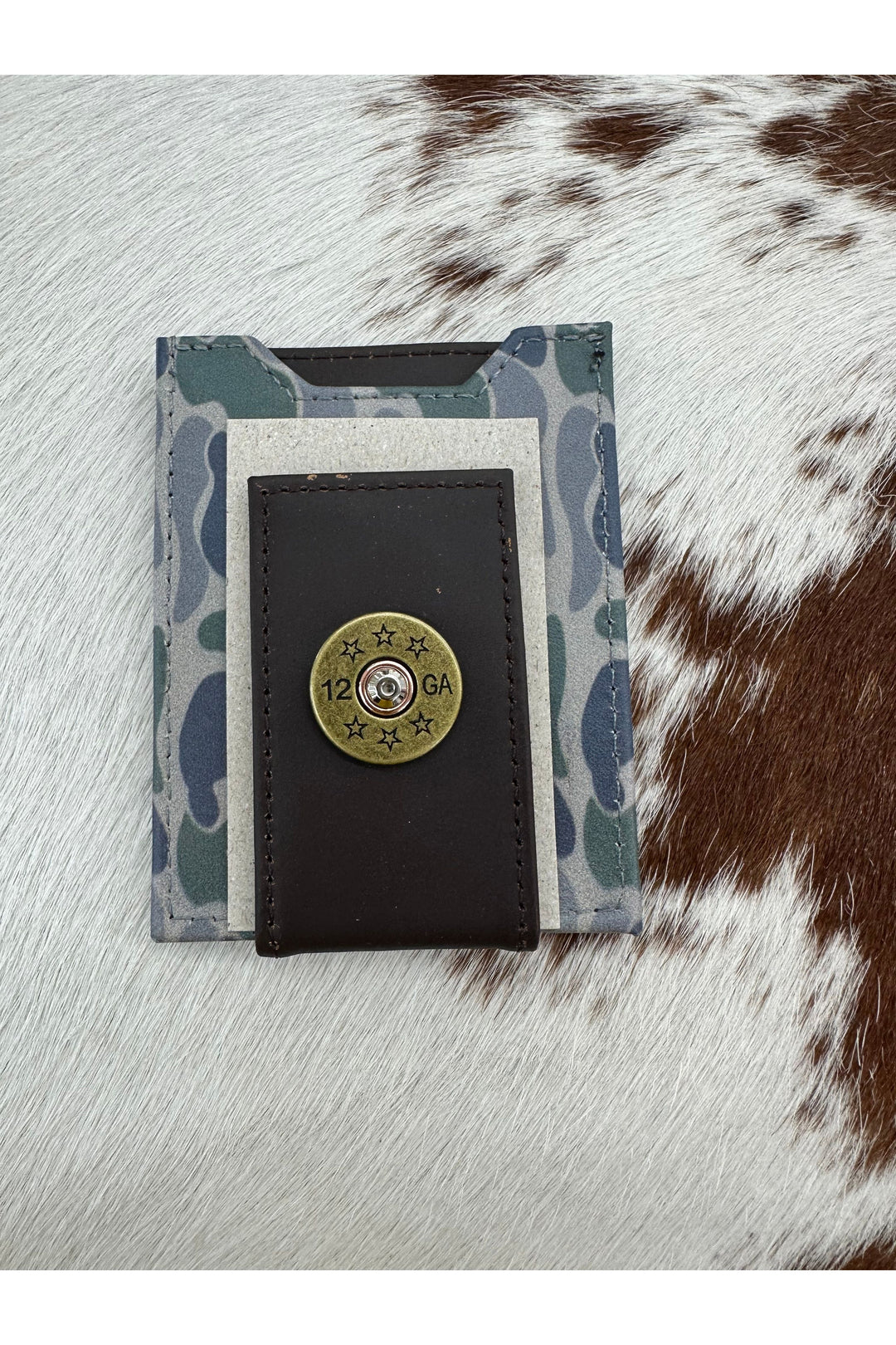Old School Camo Front Pocket Wallet