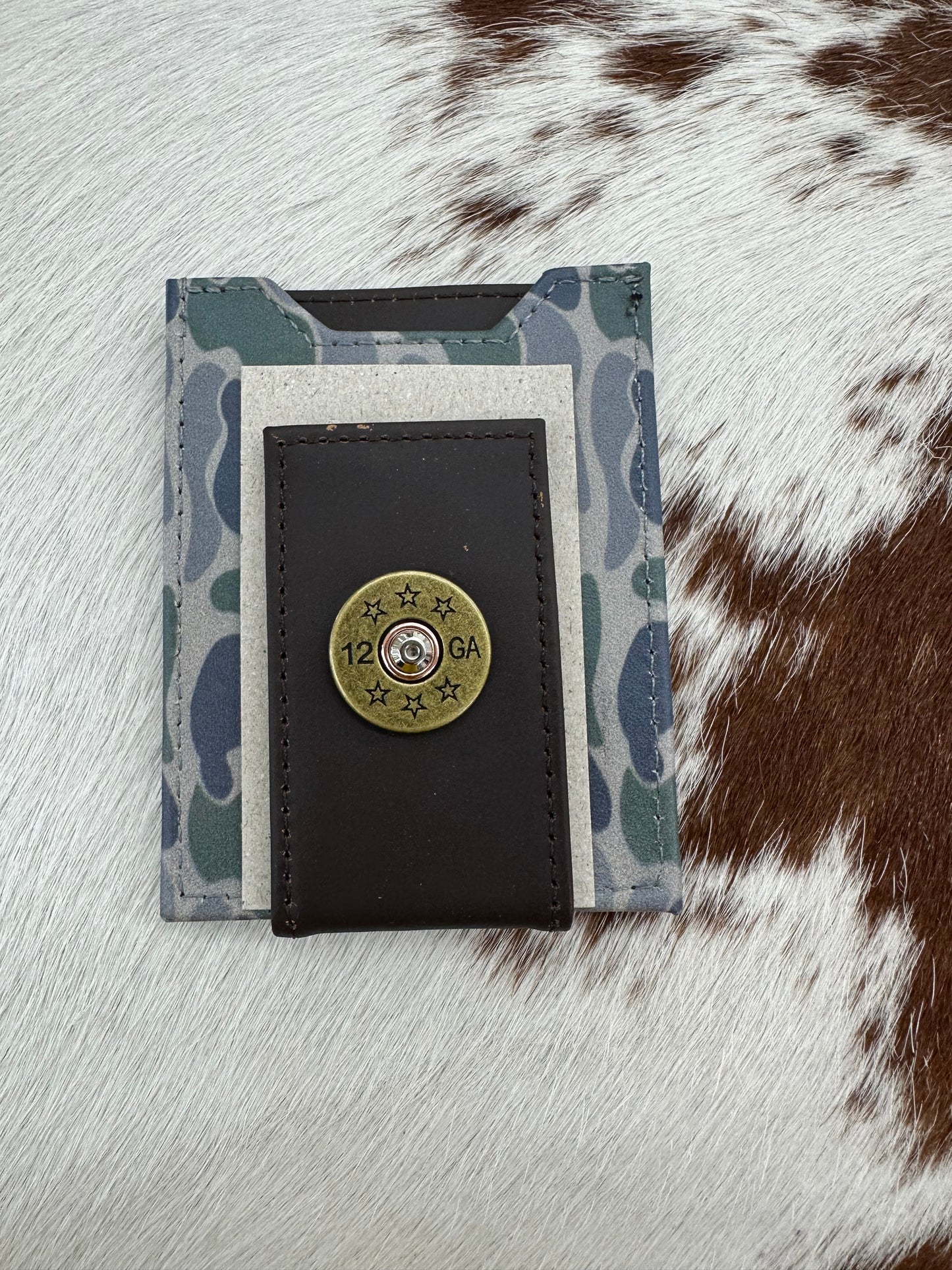 Old School Camo Front Pocket Wallet