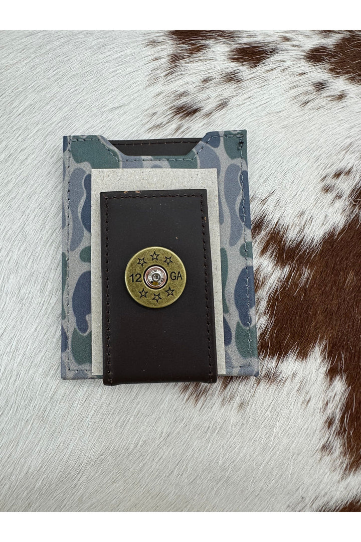 Old School Camo Front Pocket Wallet