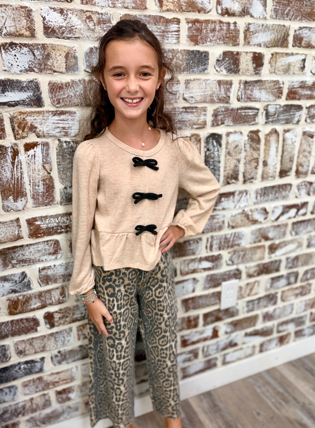 Youth| Relaxed Fit Leopard Jeans