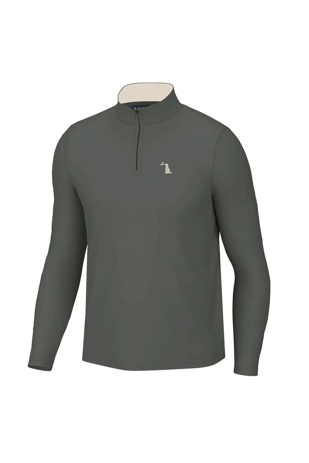Men’s grey quarter zip top