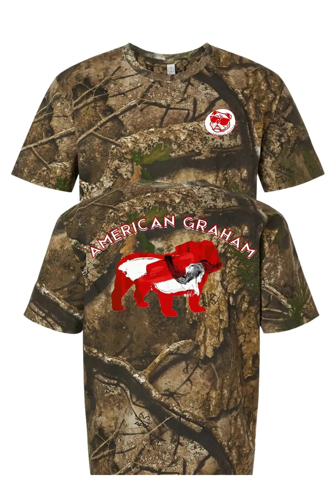 Camo bulldog tshirt 