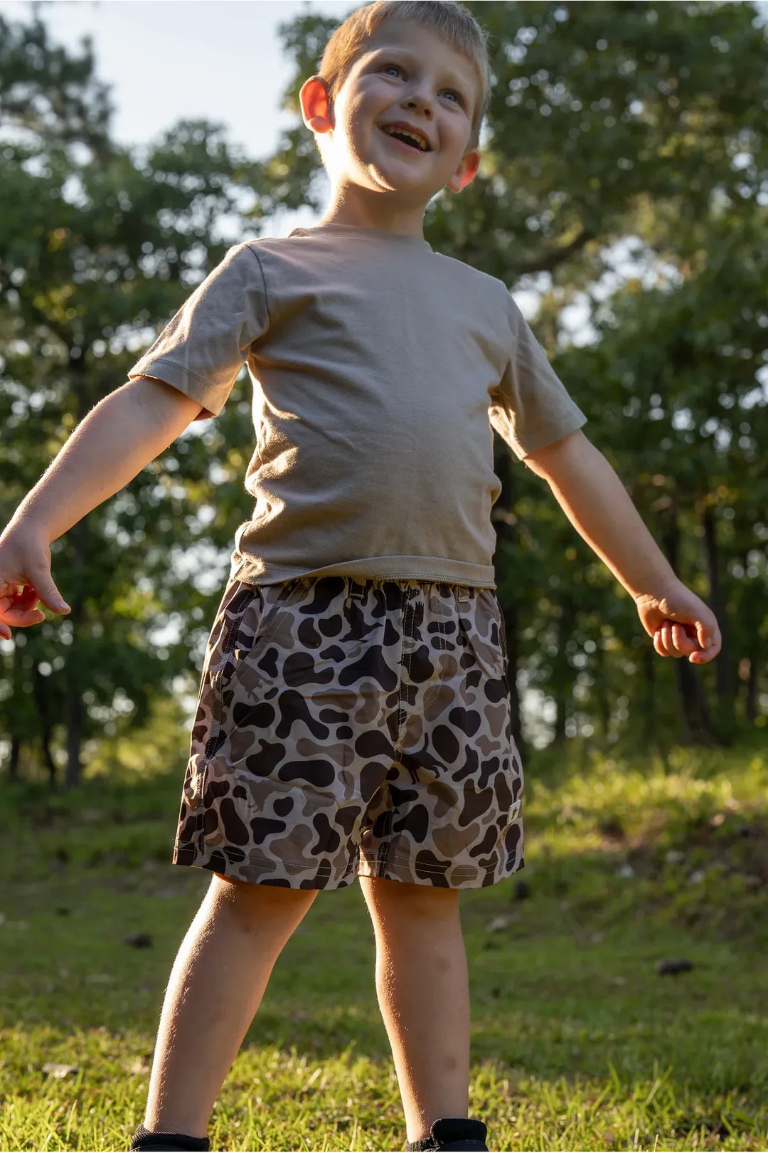 Combat Waterfowl | Youth Volley Shorts - Mosul Camo