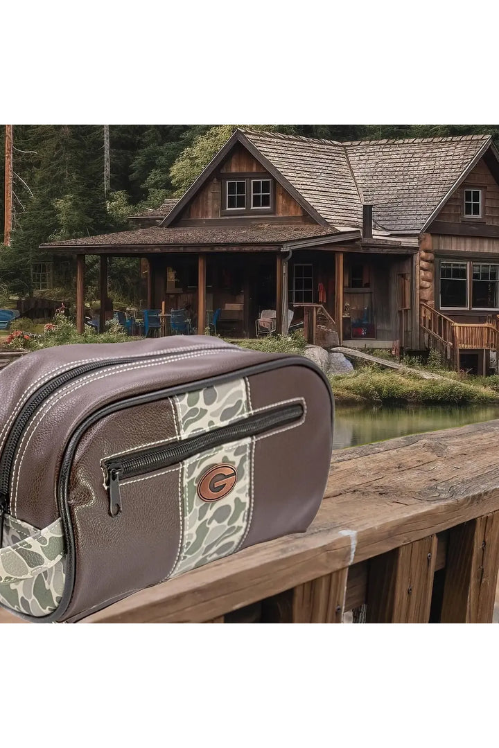 Georgia Bulldogs Men's Camo Dopp Kit