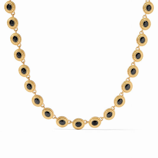 Julie Vos| Tudor Tennis Necklace~Black