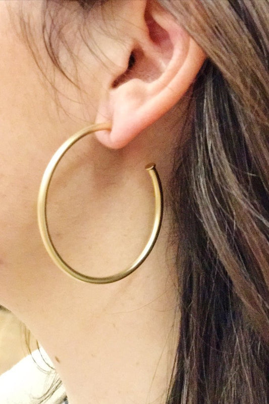 The Best of Hoops Earrings- Matte Gold