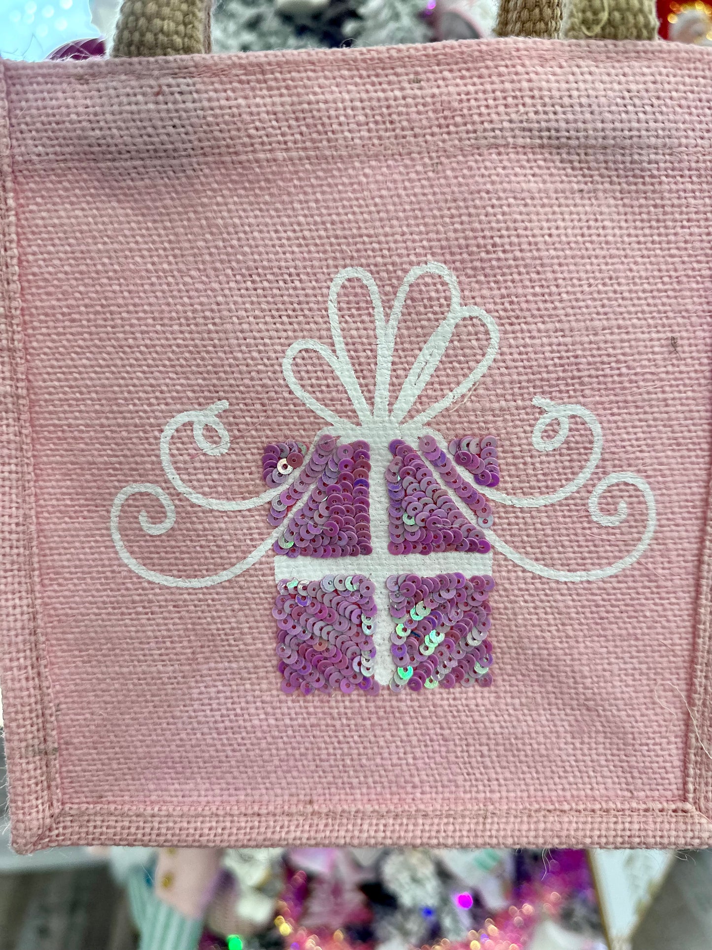 Glitzy Present Petite Gift Tote 7x7x5