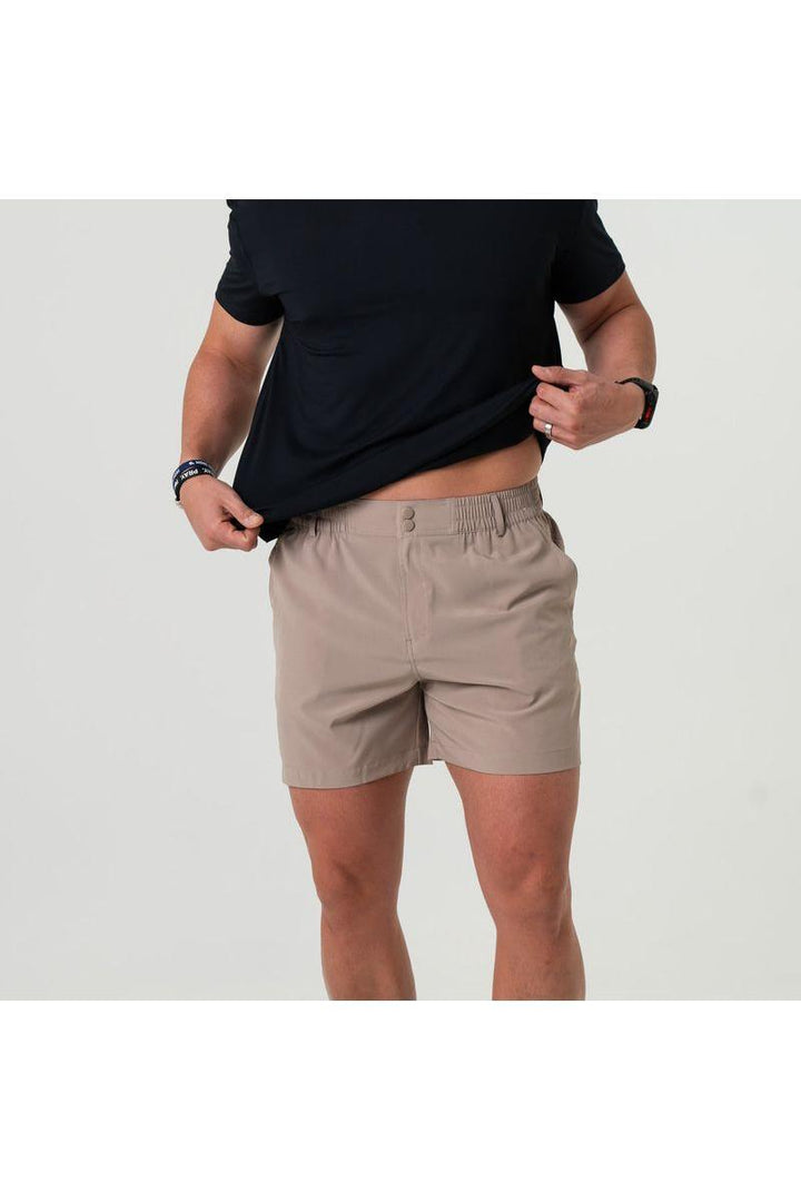 Burlebo | Everyday Short - Cobblestone Khaki Duck Hunt Pocket
