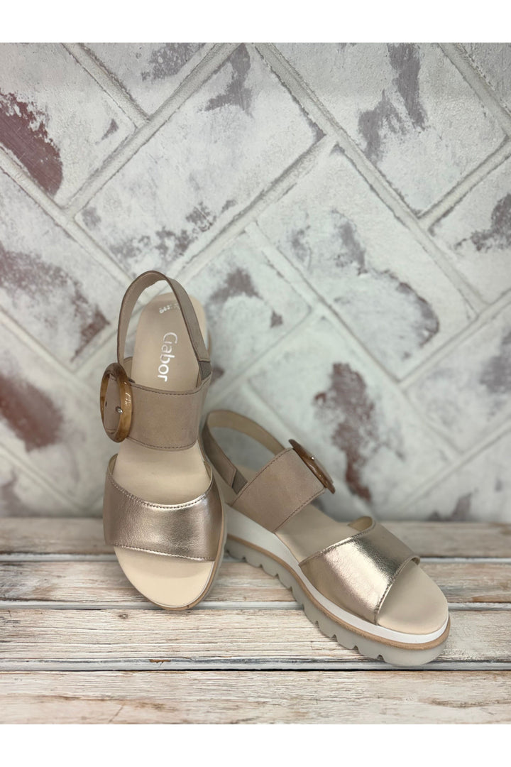 Gabor Metallic Sandal