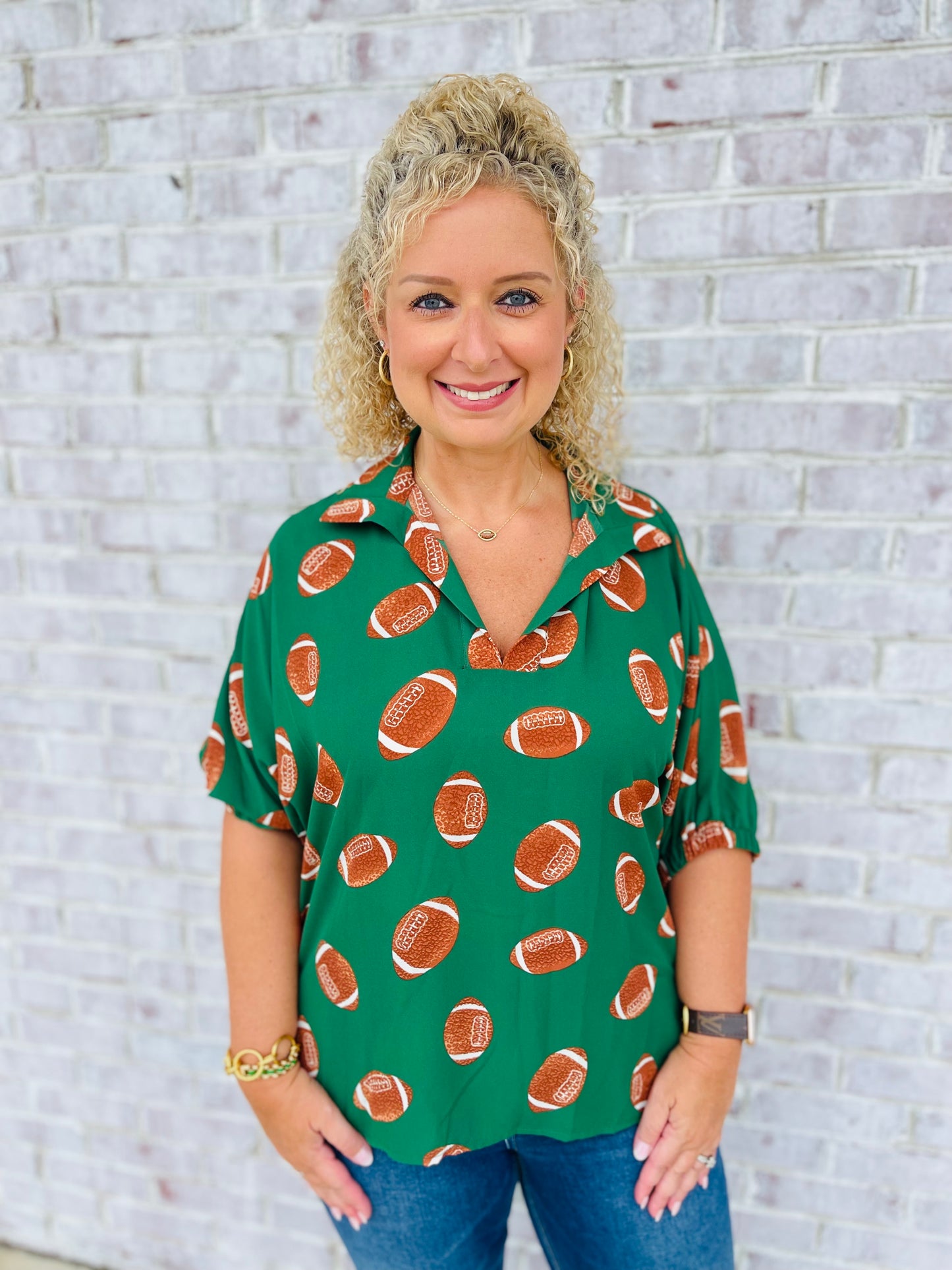 Adrienne| Go Green Top