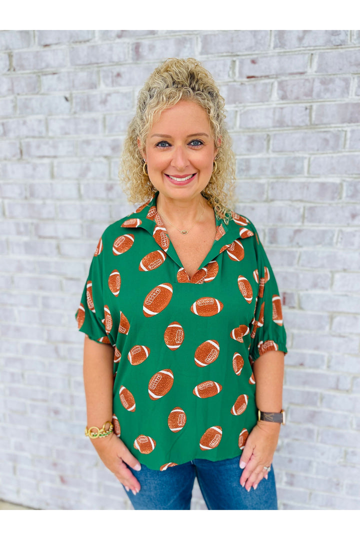 Adrienne| Go Green Top