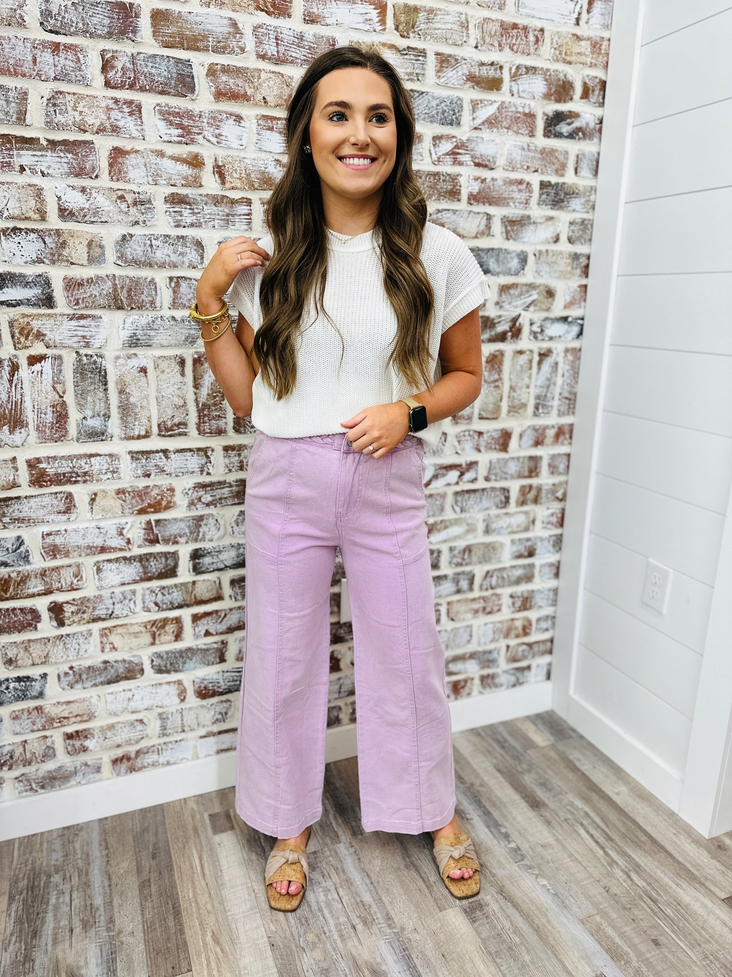 Braided Lilac Jean