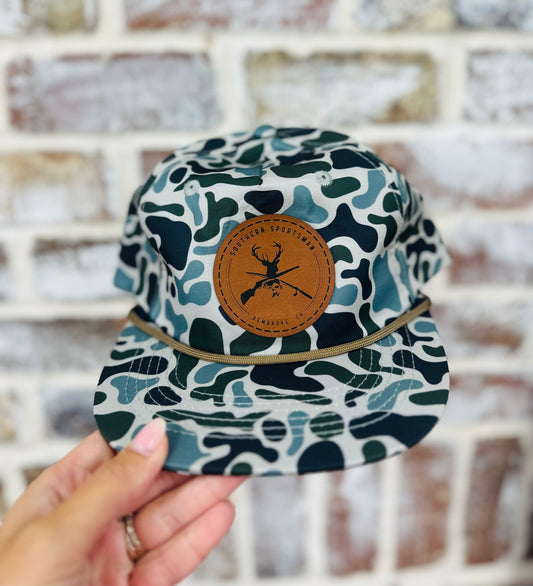 Southern Sportsman Rope Camo Patch Hat