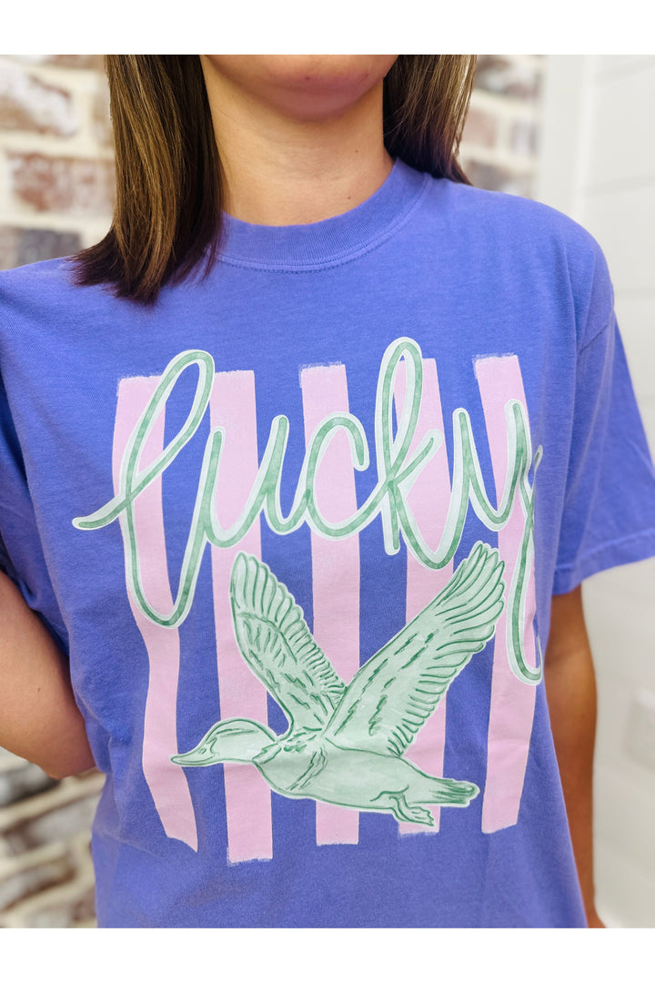 Lucky Duck Stripes Tee