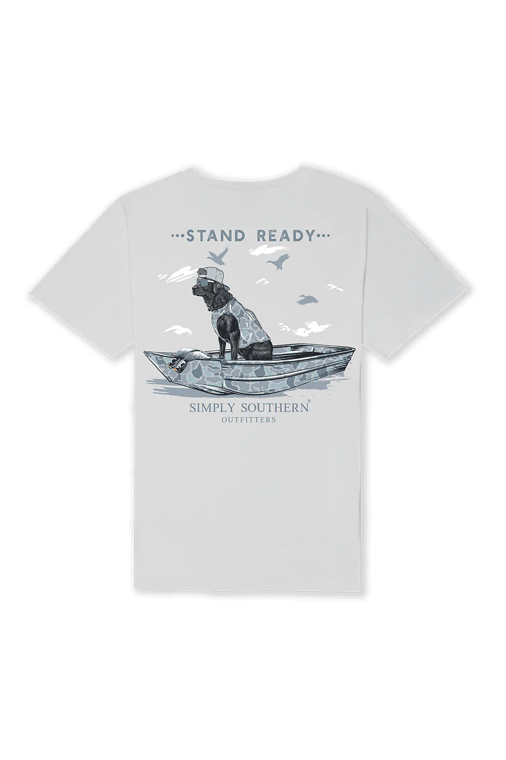 YOUTH Dog Camo Boat Tee|Simply Southern