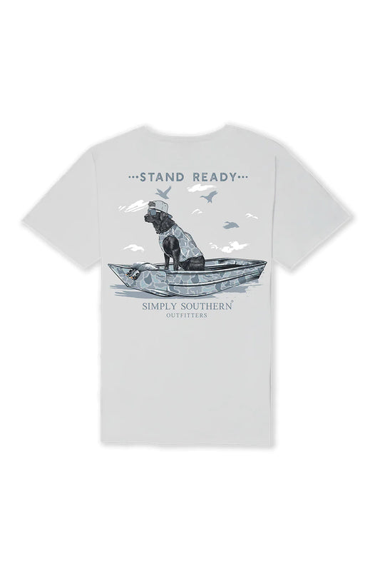 YOUTH Dog Camo Boat Tee|Simply Southern