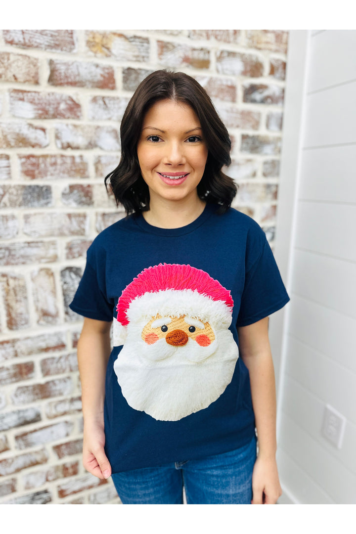 Pink Hat Santa Tee